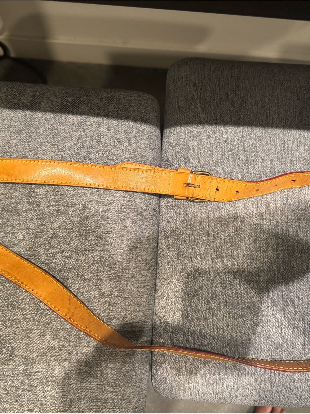 Louis Vuitton Keepall Leather Adjustable Shoulder Strap